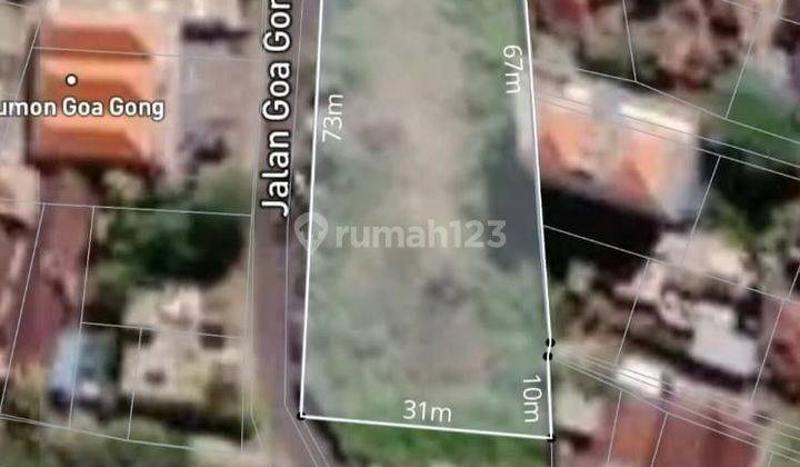 TOP URGENT FOR SALE ROADSIDE LAND GOA GONG LOCATION JIMBARAN KUTA SOUTH BADUNG
 2