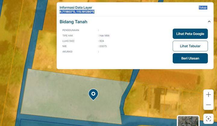 TOP URGENT DI JUAL TANAH LOKASI PEMOGAN DENPASAR SELATAN 
 2