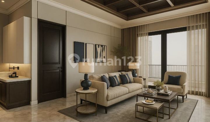 Rumah Baru Modern Klasik dengan Kolam Renang Singgasana Pradana