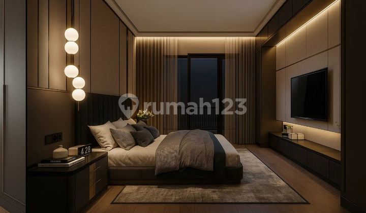 Rumah Baru Modern Klasik dengan Kolam Renang Singgasana Pradana 2