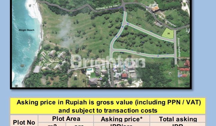 TANAH PREMIUM 7 ARE – DEKAT PANTAI BINGIN, ULUWATU TANAH PREMIUM 7 ARE – DEKAT PANTAI BINGIN, ULUWATU