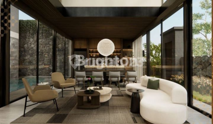 VILLA LUXURY BERKONSEP ARSITEKTUR BALI DI JIMBARAN HIJAU