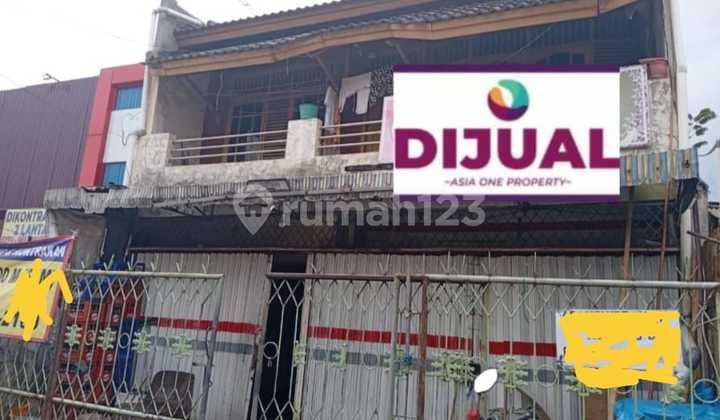 Dijual Tanah 1000 m2 beserta 2 Ruko dan 13 kontrakan di Jatiasih 