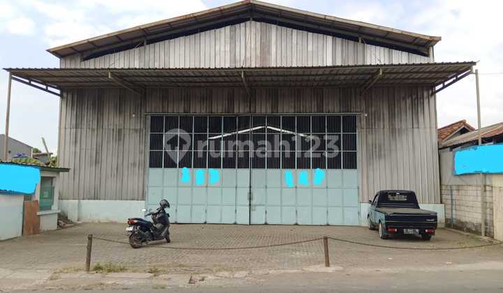 Di Jual Gudang Bagus dan Rapi  Akses Container 40.ft di Pinggir Jalan Raya Setu - Cibitung Bekasi 1