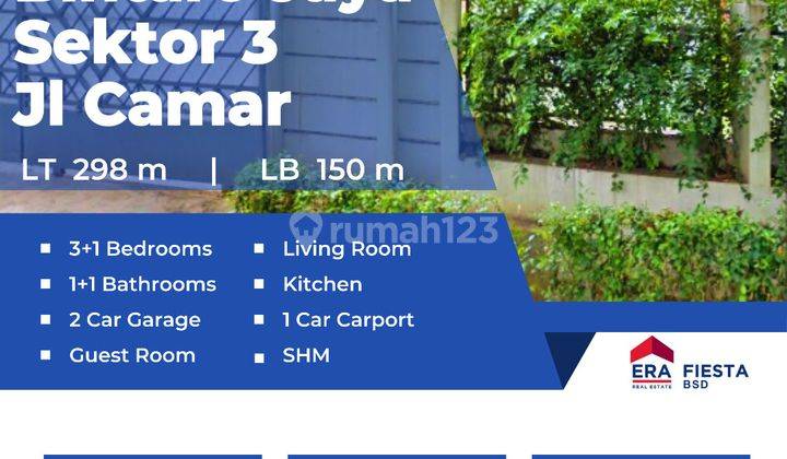 Jual Cepat Asri Rumah SHM Bintaro Jaya Sektor 3 Jaksel 1