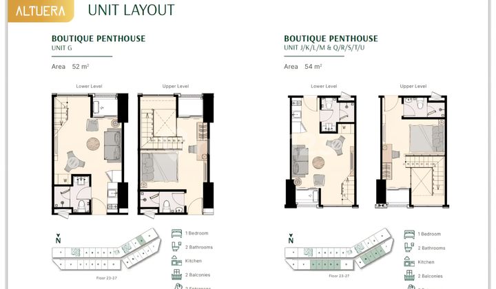 Apartemen 1 BR di Jakarta Selatan, Tanjung Barat, Southgate 2