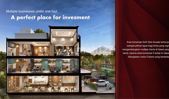 Ruko Podomoro Golf View, Cimanggis, Depok