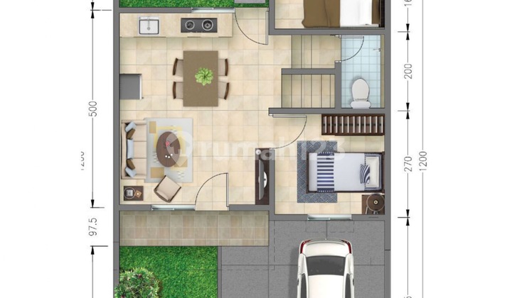 Rumah Di Ciputat, Paradise Resort City, Tipe Cove, Ready Unit 2