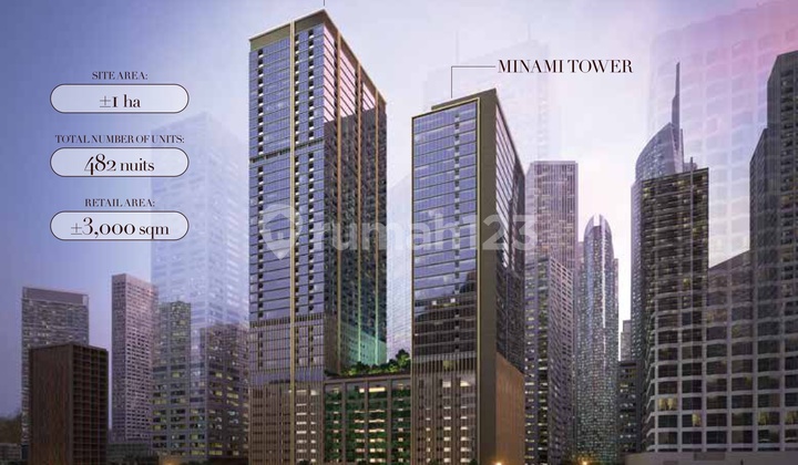 Apartemen 1 BR di Jakarta Selatan, Kuningan, Branz Mega Kuningan