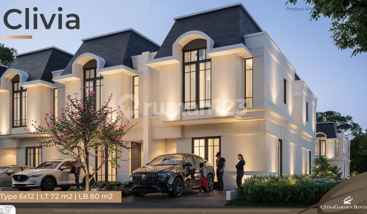 Rumah Di Ciputat, Citra Garden Bintaro, Tipe Clivia