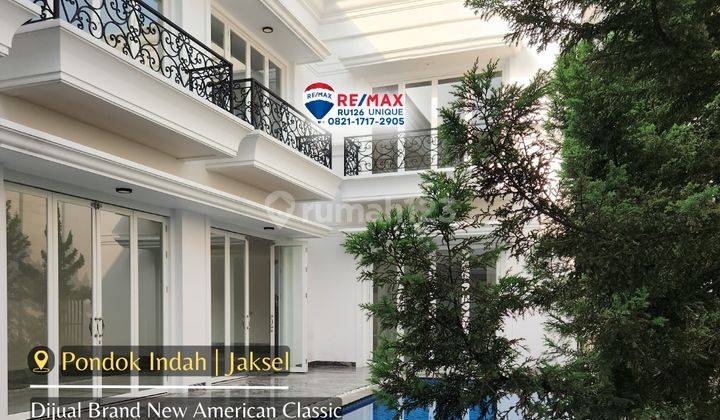 Rumah Mewah Baru American Classic Kolam Renang Lift Pondok Indah 1