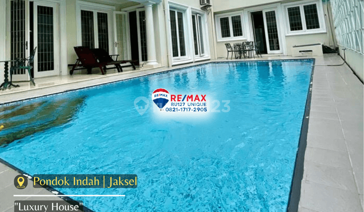 Rumah Mewah Luas Full Marmer Furnish Ad Kolam Renang Pondok Indah 1