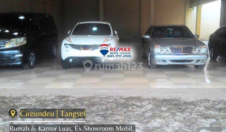 Rumah Kantor Luas Ex Showroom Mobil Strategis Samping Jalan Utama 1