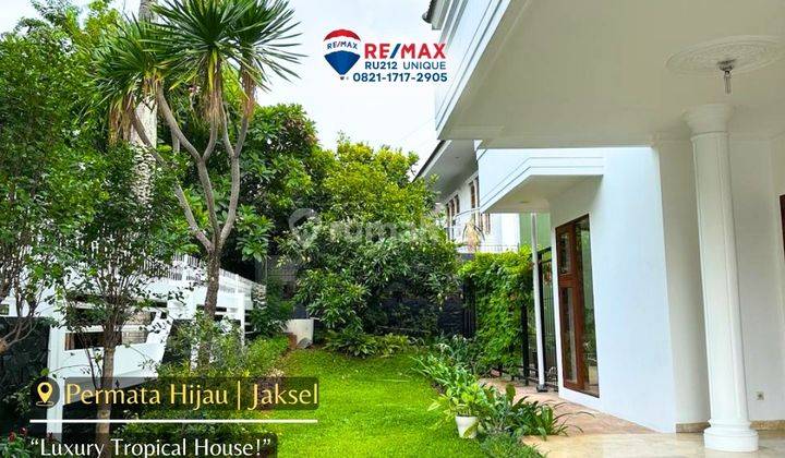  Luxury Tropical House, Big Swimming Pool At Permata Hijau Jaksel 1