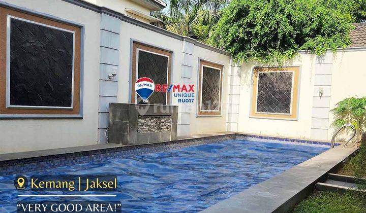 Rumah Mewah Marmer Siap Huni ada Kolam Renang di Kemang Jaksel 1