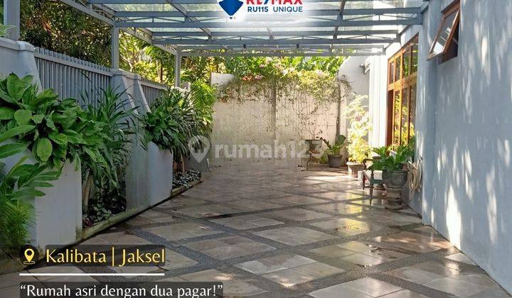 Rumah Asri Sejuk Furnished dua Pagar Samping Hook Kalibata Jaksel 1