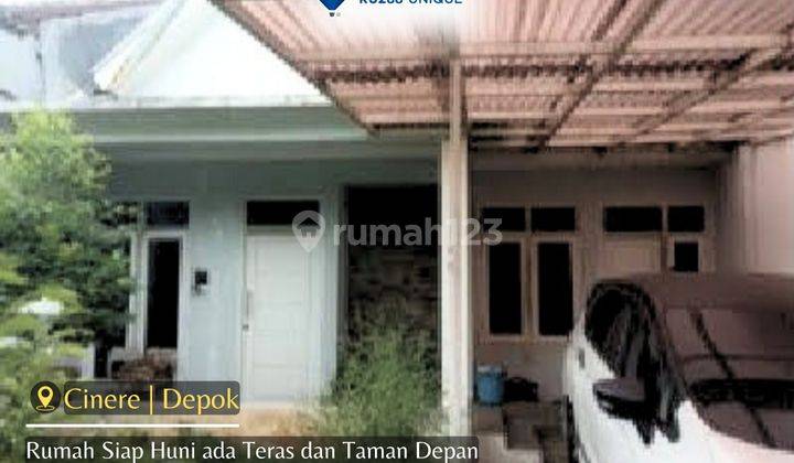 Rumah Siap Huni ada Teras Taman Depan Strategis Dekat Mall Cinere 1