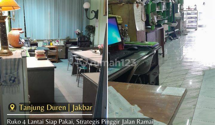 Ruko 4 Lantai Pinggir Jalan Dekat Central Park Tanjung Duren 1