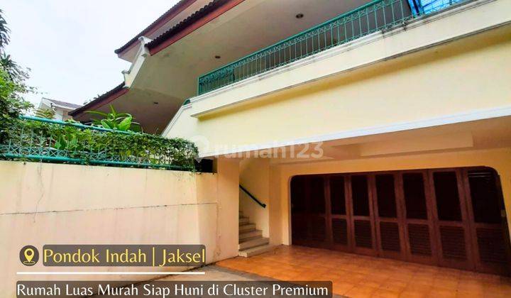 Rumah Luas Murah Siap Huni Cluster Pondok Indah Ada Kolam Renang 1