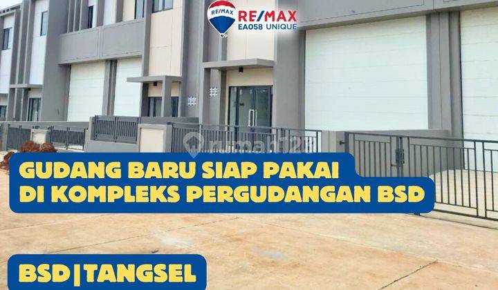 Sewa Gudang Baru Siap Pakai Kompleks Pergudangan BSD Dekat Toll Sewa Gudang Baru Siap Pakai Kompleks Pergudangan BSD Dekat Toll