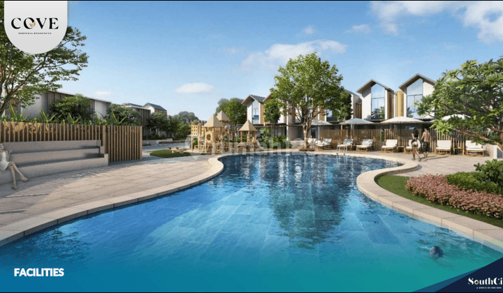 ruang keluarga rumah bagus south city fortunia