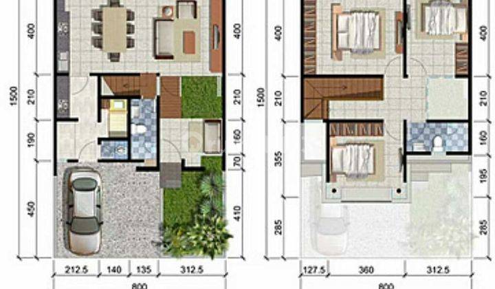 Disewakan Rumah 2 Lantai Jl Andara Dengan Hunian Yang Nyaman Dan Asri Bagus Rumah 1