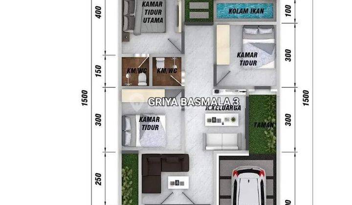 Rumah Modern Mewah Lokasi Strategis One Gate Murah Di Tengah Kota 2