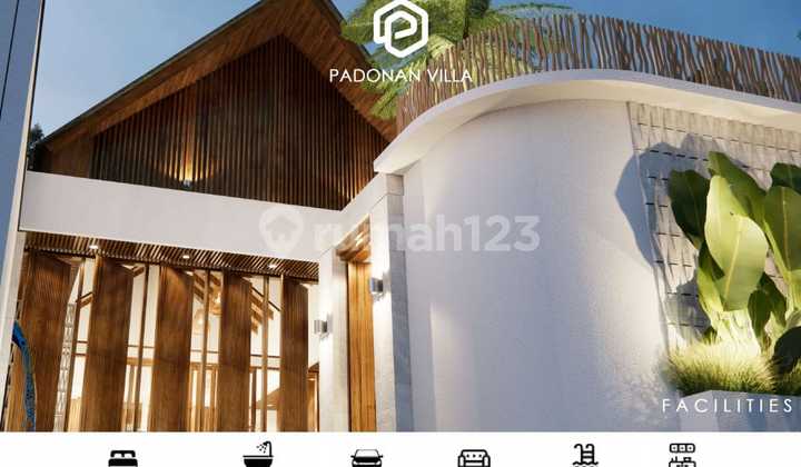 Long lease 2-bedroom villa in Padonan Canggu near public facilities Long lease 2-bedroom villa in Padonan Canggu near public facilities