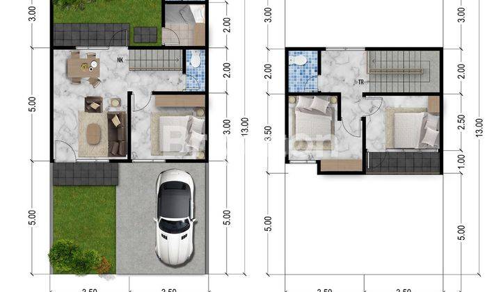 RUMAH 2 LANTAI DI KOTA SIDOARJO LOKASI STRATEGIS UNIT TERBATAS 2