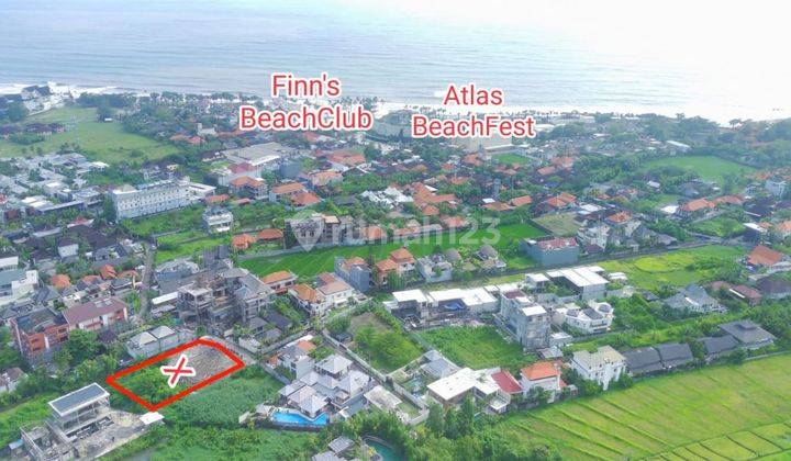 Dijual Sebidang Tanah Kosong Jalan Kaki Ke Pantai Berawa Bali 1