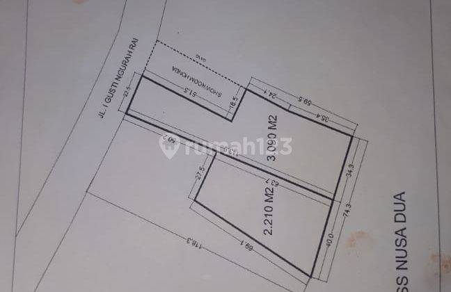 Land for sale on the main road of Bypass Nusa 2, adjacent to the Honda Dealer in South Kuta, Badung, Bali. 2