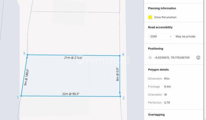 For Sale Cheap Land in Residential Area and Villas Located in Gayang Sari Kutuh, South Kuta, Bali. 2