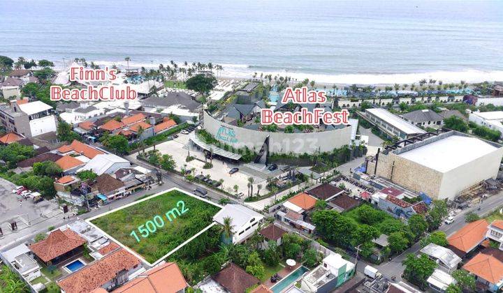 Dijual Tanah Premium Depan Atlas Beach Fest Pantai Berawa Bali 1