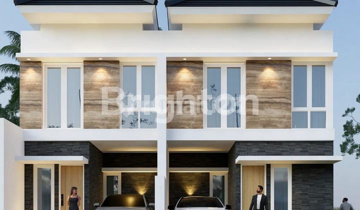 Minimalist 2-story new house in Darmo Permai North, West Surabaya, near schools, malls, hospitals. 1