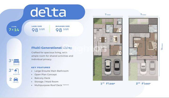 Alam Sutera 2. Sutera Rasuna Cluster: Koza type : Delta 2