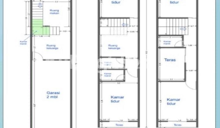 Rumah Baru 3 lantai indent Tanjung Duren. jakarta barat 2