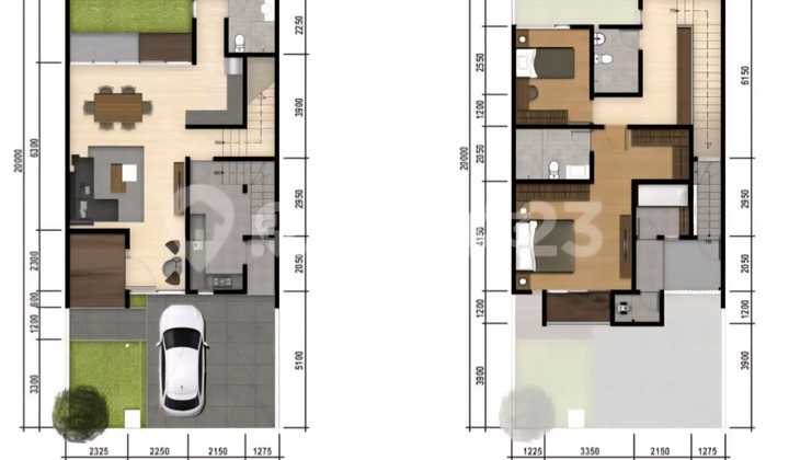 Rumah Modern Minimalis Dan Mewah Suvarna Cluster Eldora 2