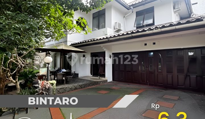 Rumah Asri dengan Halaman Luas di Cikini Bintaro Rumah Asri dengan Halaman Luas di Cikini Bintaro