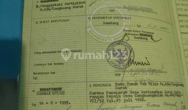 Di Jual Tanah Dalam Komplek Cibaduyut 2