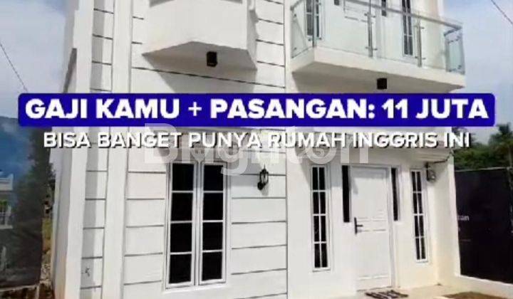 HUNIAN CANTIK 2 LANTAI  DENGAN ARSITEKTUR MODERN LOKASI STRATEGIS , DALAM KLUSTER , AMAN NYAMAN. 1