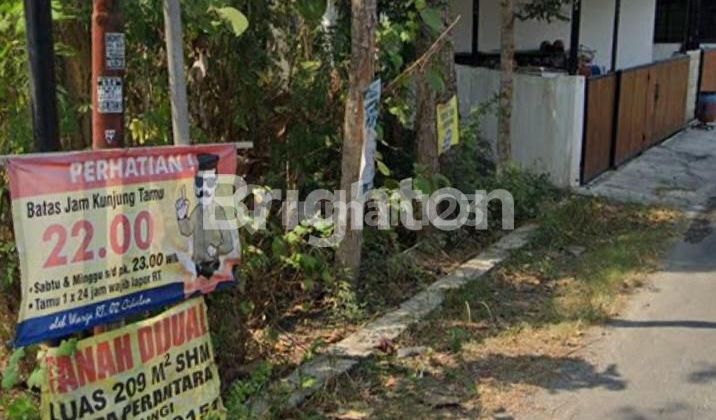 Tanah Pekarangan Strategis Dijual - 209 m², Dekat UMY