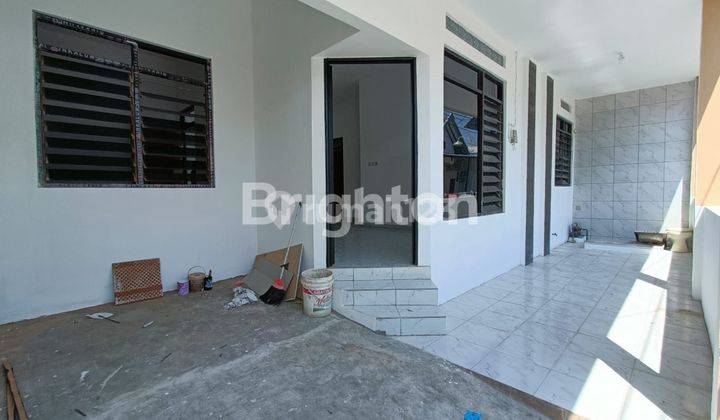 RUMAH SIAP PAKAI DI TANAH MAS. SUDAH LEBIH TINGGI 1 METER DARI JALAN 1