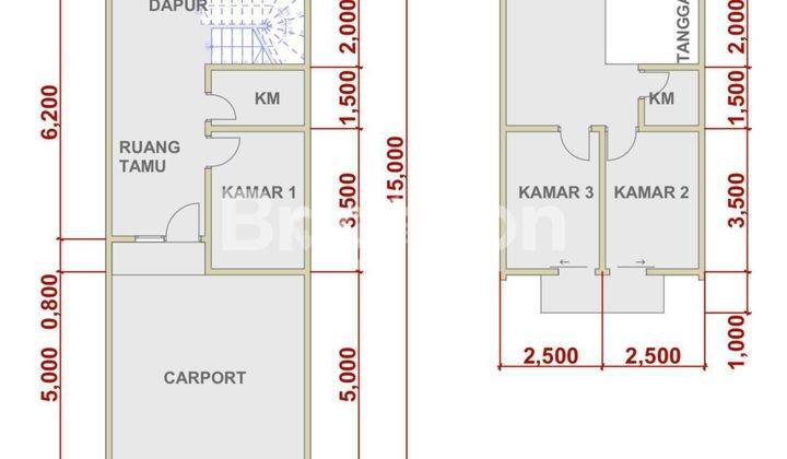 RUMAH 2 LANTAI DENGAN KONSEP AMERICAN CLASSIC DI SINAR WALUYO KEDUNGMUNDU. SPESIAL BANGET! 2