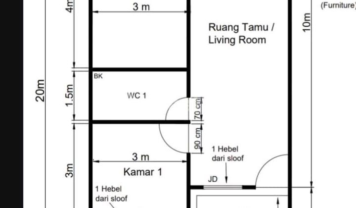 Rumah Modern Minimalis Siap Pakai di Tanah Mas 2