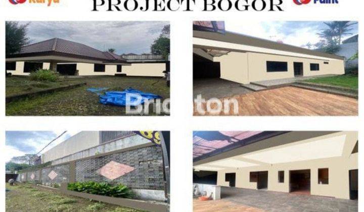 RUMAH KLASIK, LUAS DAN ASRI LOKASI TAMAN KENCANA BOGOR 1