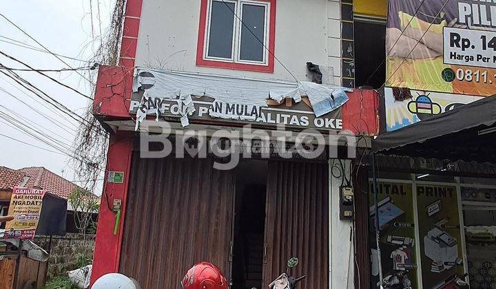 RUKO DISEWAKAN MURAH LOKASI PINGGIR JALAN SINDANGBARANG LOJI 1