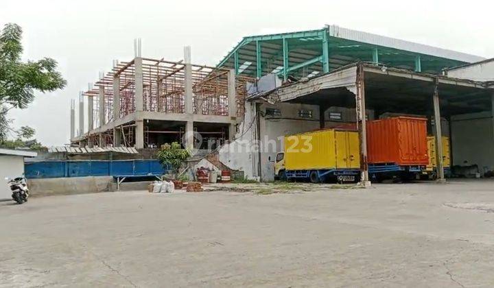 Di jual tanah atau kavling atau gudang atau lahan di Peternakaan 4964 M² HGB Bagus akses kontener 40FT zona industri 2