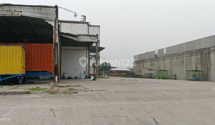 Di jual tanah atau kavling atau gudang atau lahan di Peternakaan 4964 M² HGB Bagus akses kontener 40FT zona industri 1