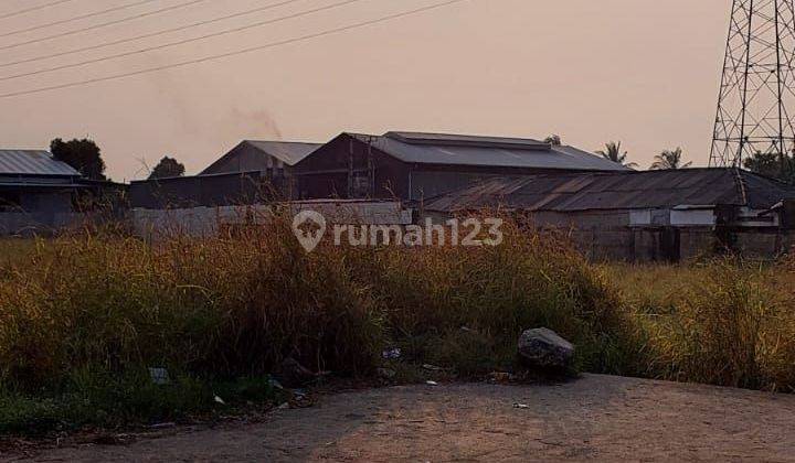 Di jual Tanah di Kalibaru 7467M² zona INDUSTRI  termurah akses kontener pinggir jalan tanjung pasir 2