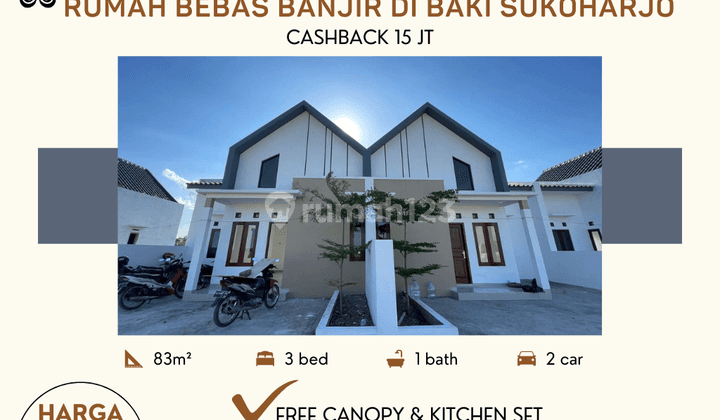  Jual Rumah Di Baki Sukoharjo Rumah Modern Arah The Park Mall Solobaru 1